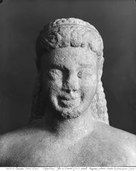 Kouros, from Paros, near the sanctuary of Asklepios (detail)